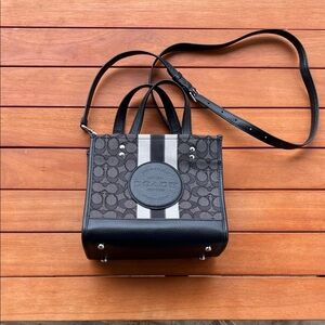 Coach Black and Gray Crossbody Bag